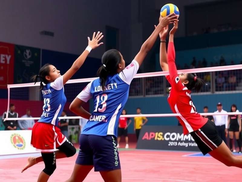 Experience the intense action of India Volley Powerhouses India Volley Powerhouses Gameplay
